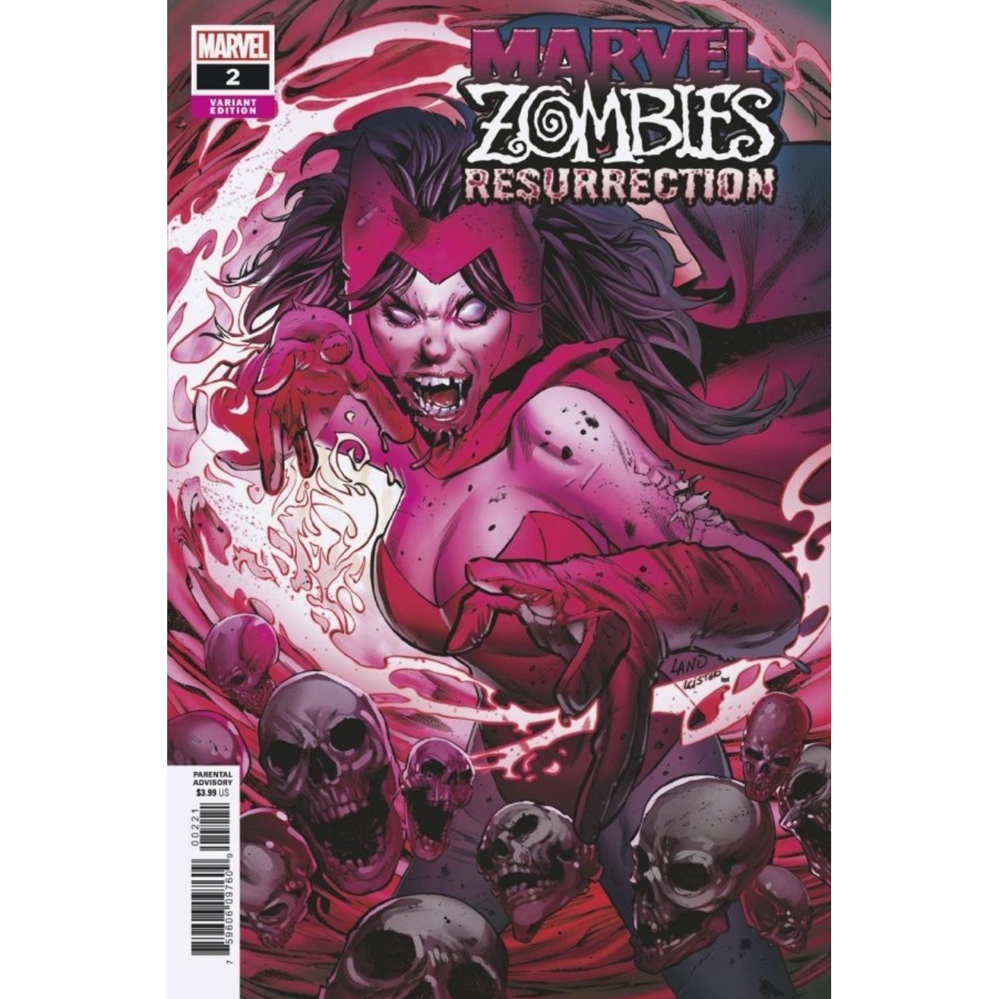 MARVEL ZOMBIES RESURRECTION 2 OF 4 LAND VAR