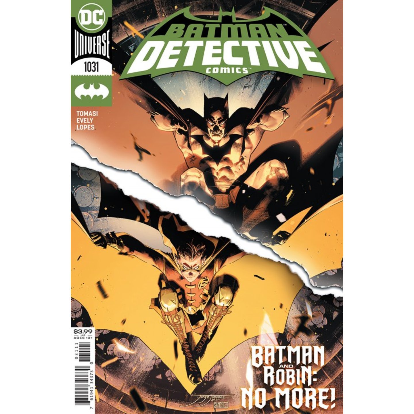 DETECTIVE COMICS #1031 CVR A JORGE JIMENEZ