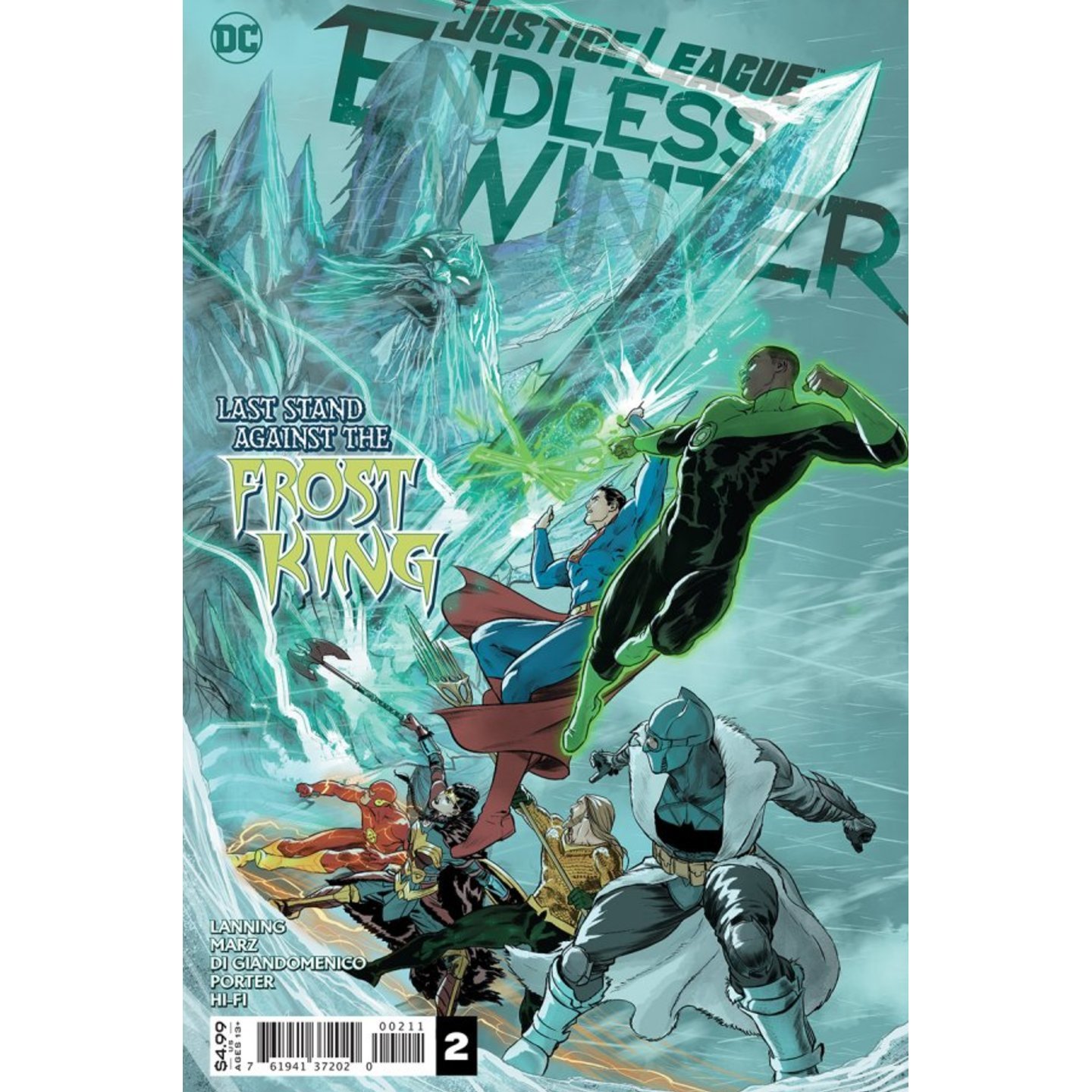 JUSTICE LEAGUE ENDLESS WINTER #2 (OF 2) CVR A MIKEL JANIN (ENDLESS WINTER)