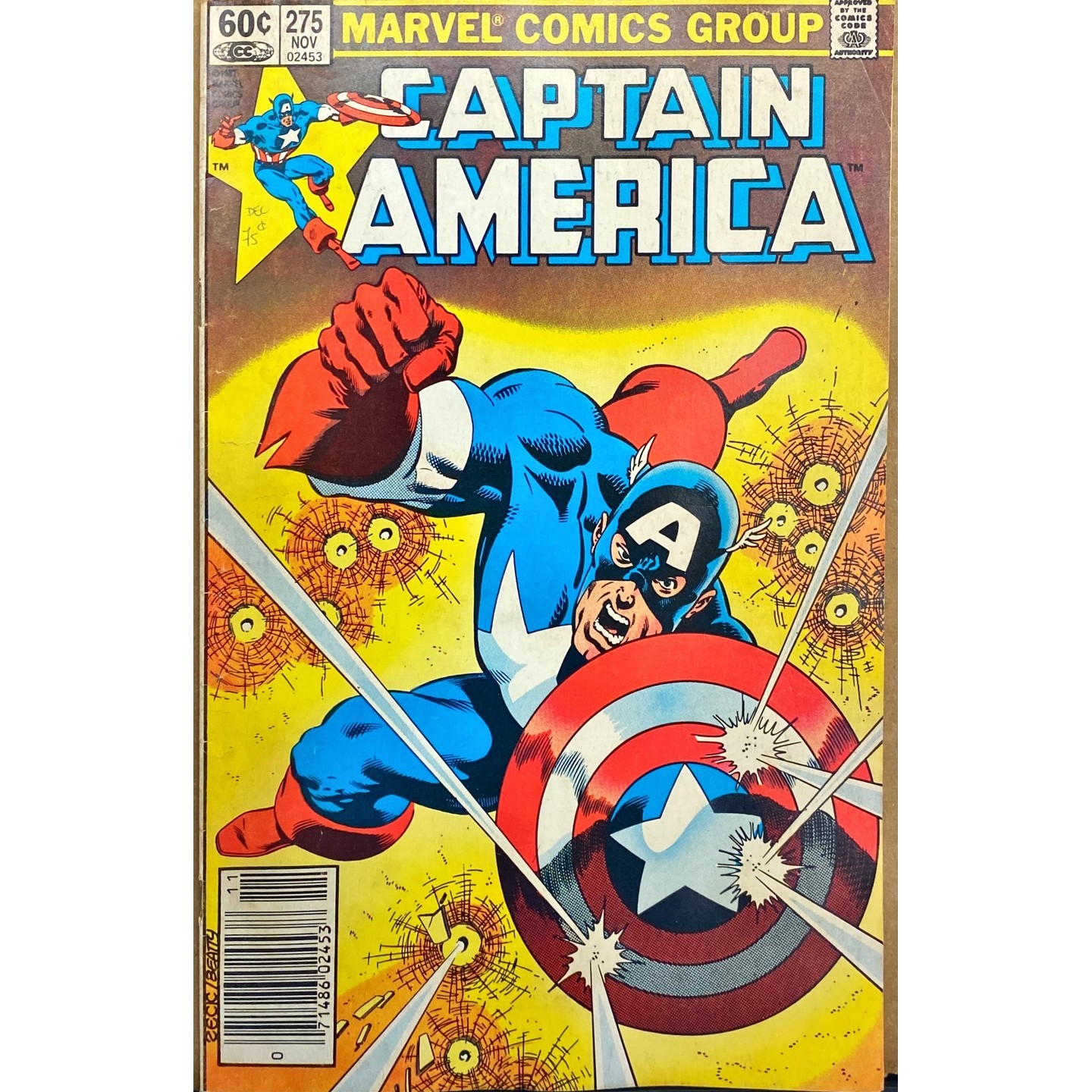 CAPTAIN AMERICA #275 NEWSTAND