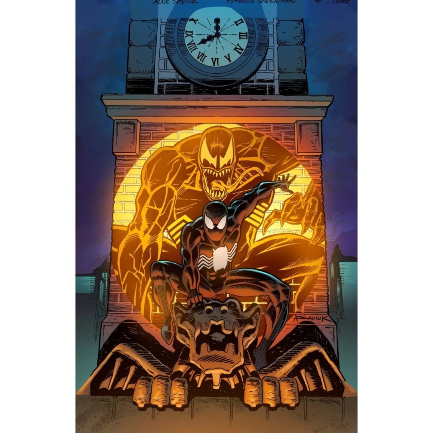 Symbiote Spider-Man #4 1:25 Alex Saviuk Variant