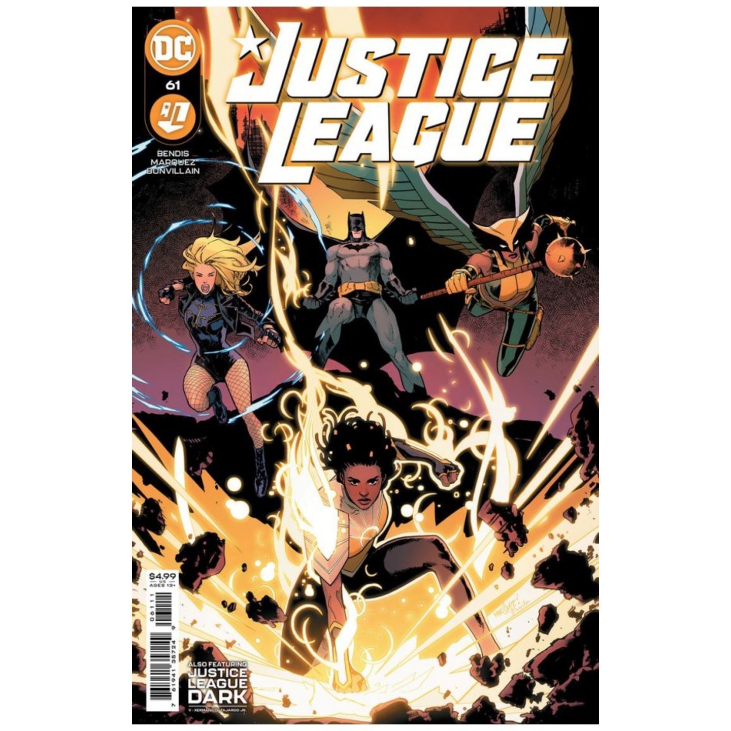 JUSTICE LEAGUE #61 CVR A DAVID MARQUEZ