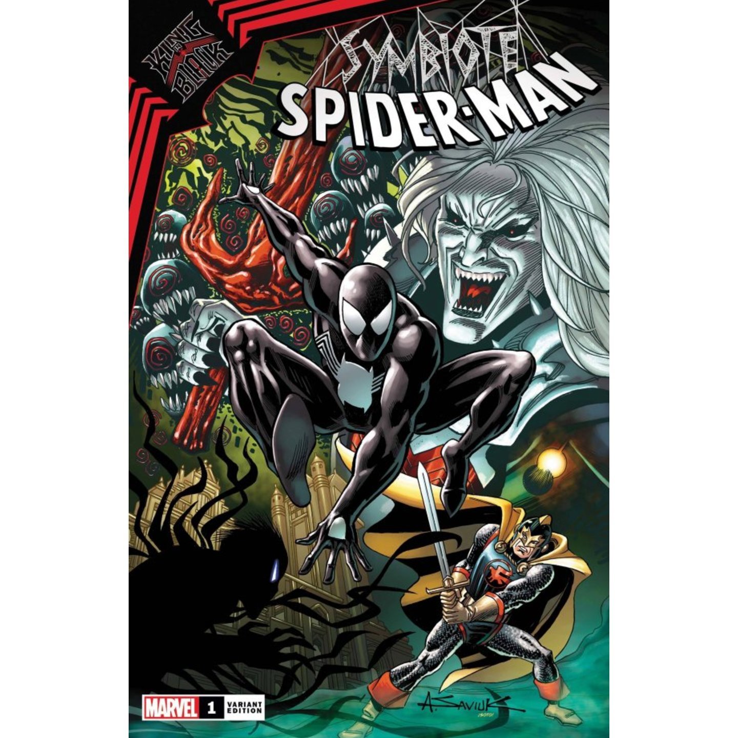 Symbiote Spider-Man: King in Black #1 1:25 Saviuk Variant