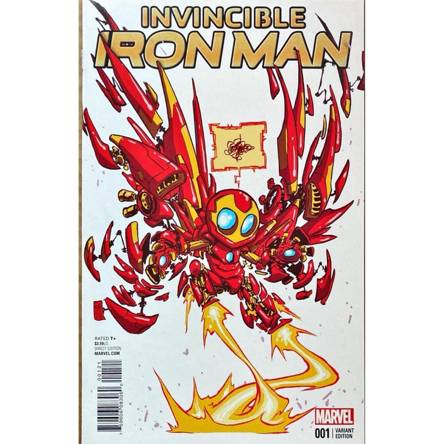 INVINCIBLE IRON MAN #1 SKOTTIE YOUNG VARIANT (2017)