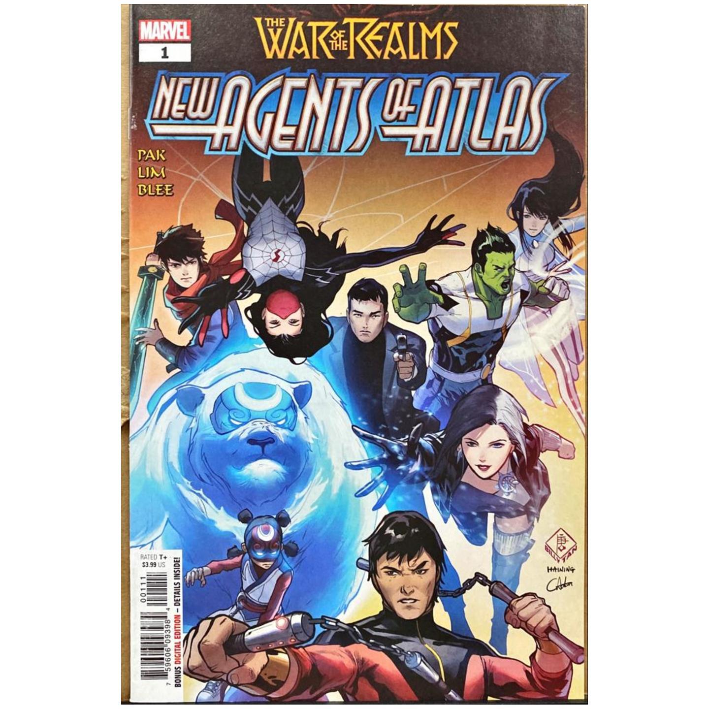 WAR OF THE REALMS  NEW AGENTS OF ATLAS 1 9.0 CONDITION