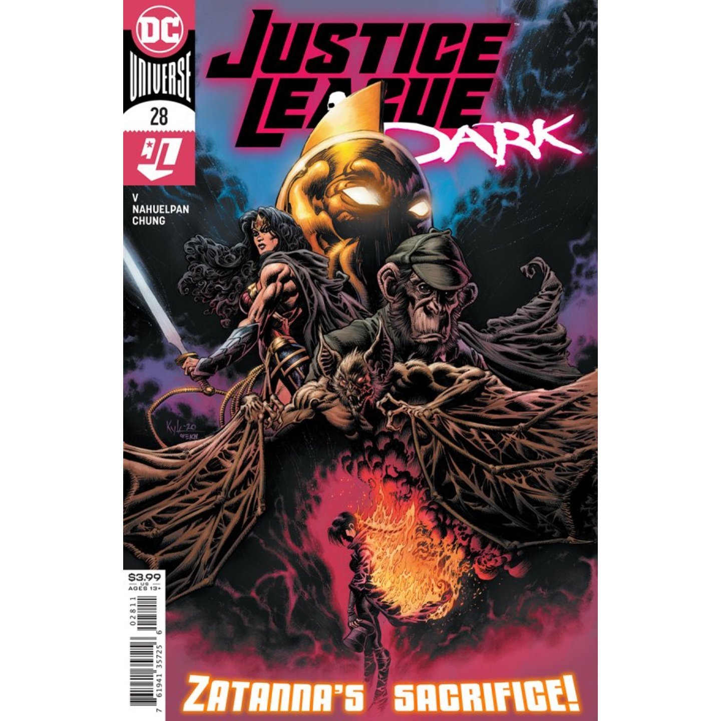 JUSTICE LEAGUE DARK #28 CVR A KYLE HOTZ