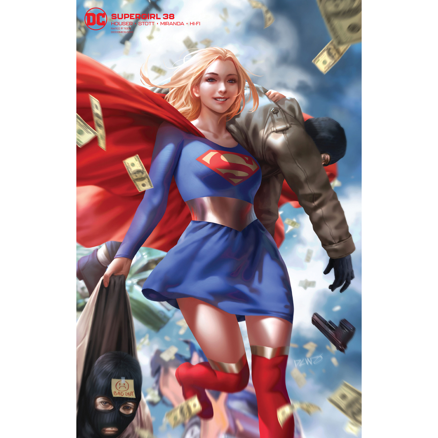 SUPERGIRL 38 CARD STOCK VAR ED