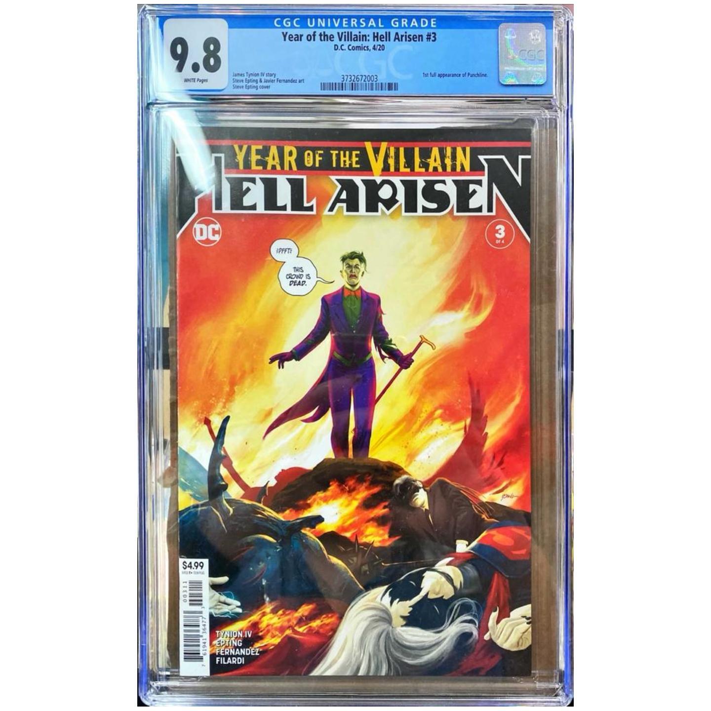 HELL ARISEN #3 CGC 9.8 1ST PRINT