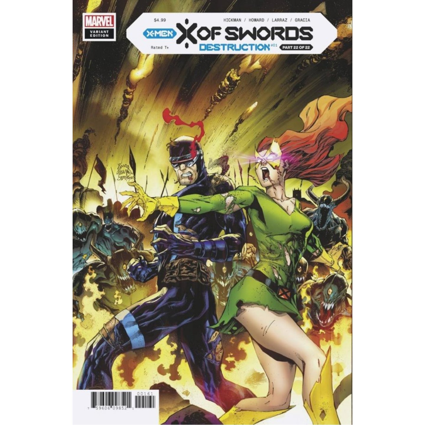 X OF SWORDS DESTRUCTION #1 1:50 STEGMAN VARIANT