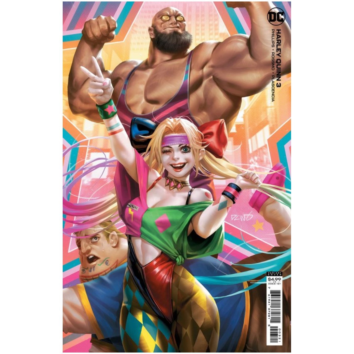 HARLEY QUINN #3 CVR B DERRICK CHEW CARD STOCK VAR