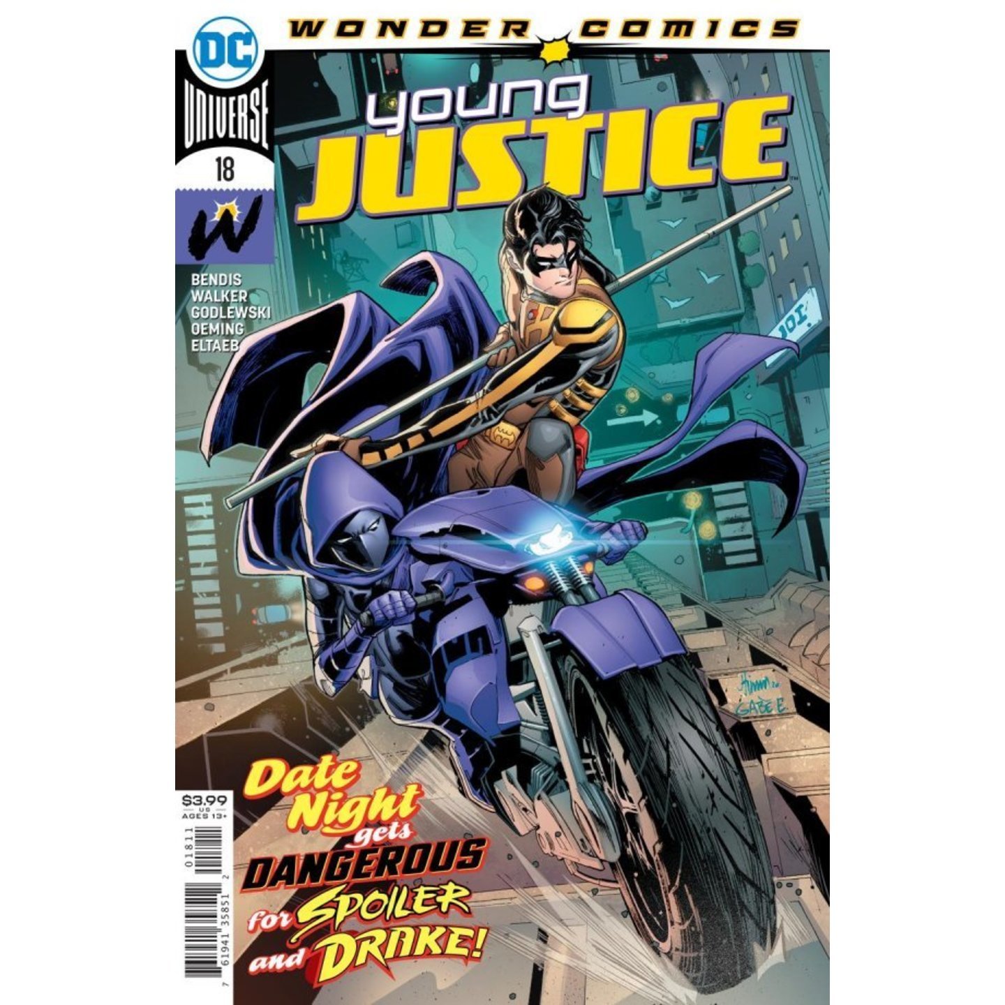 YOUNG JUSTICE #18 CVR A JOHN TIMMS