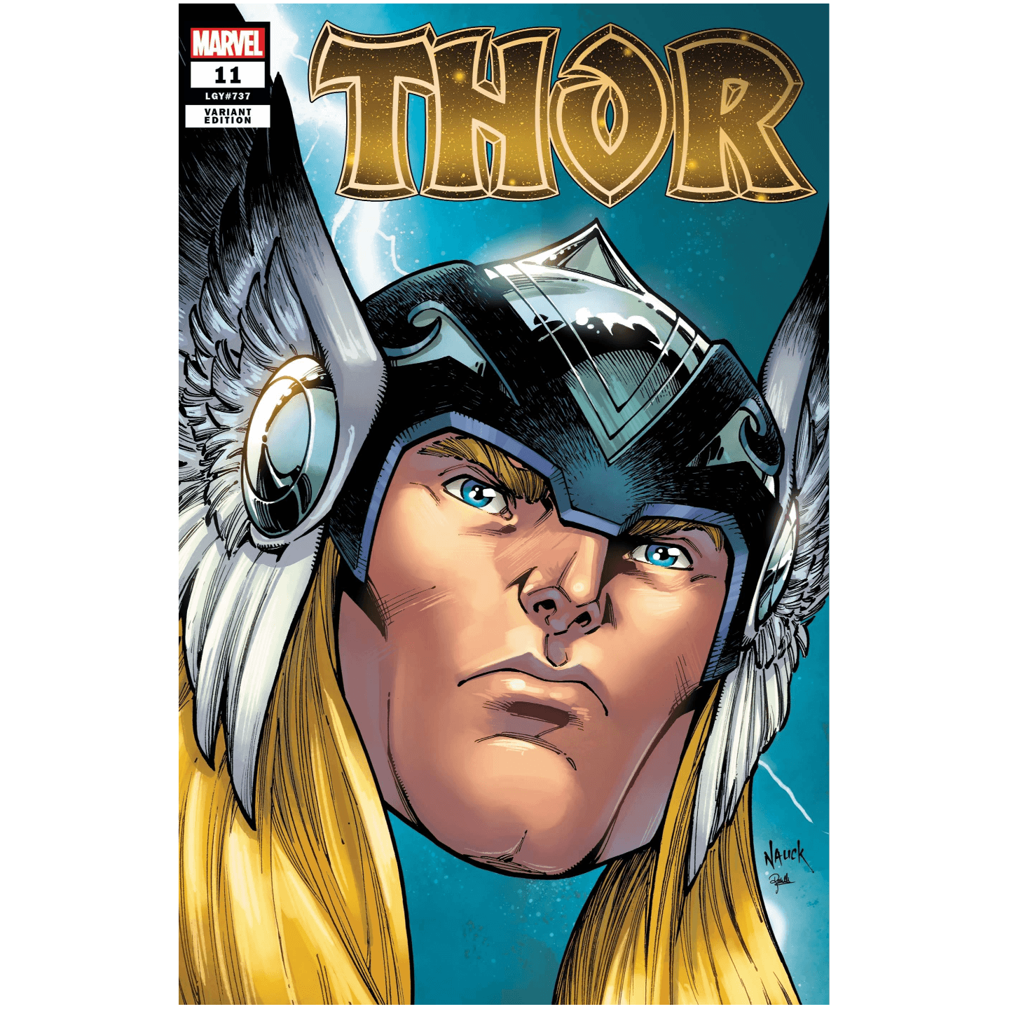 THOR #11 NAUCK HEADSHOT VAR