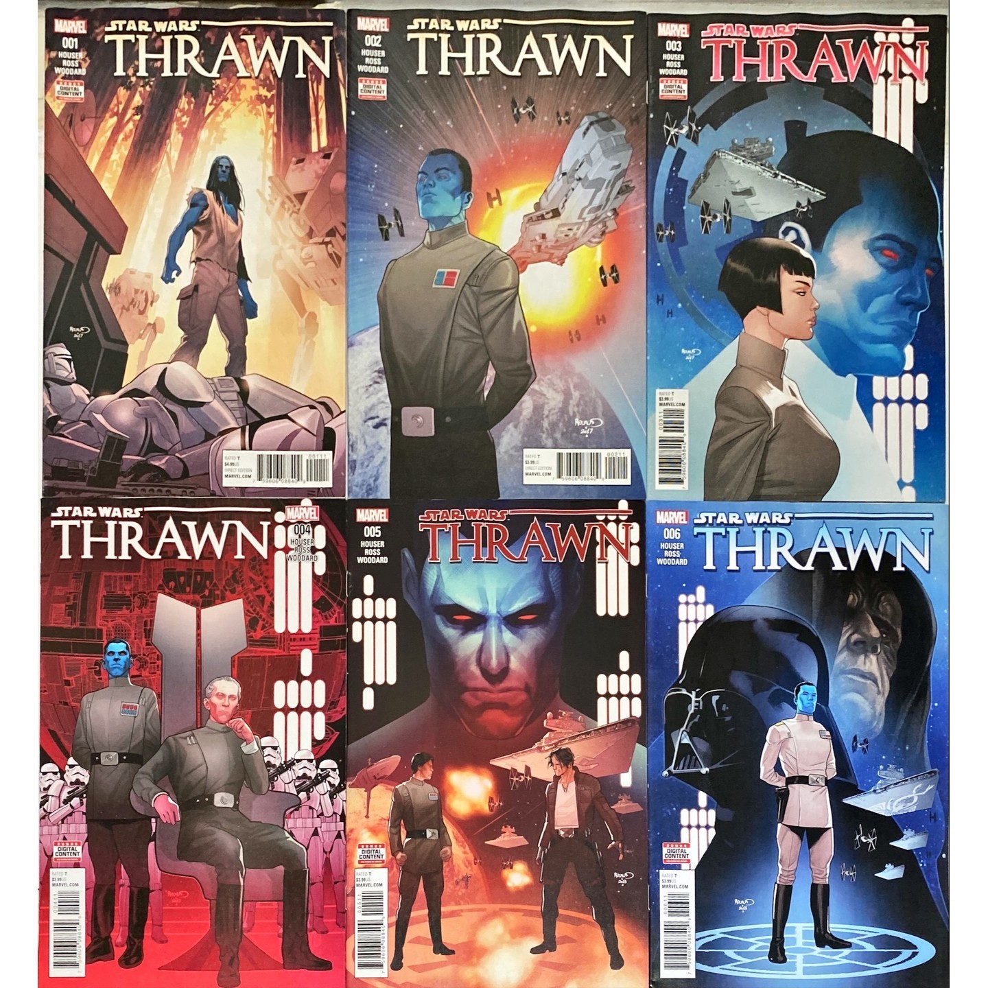 STAR WARS THRAWN #1 - #6