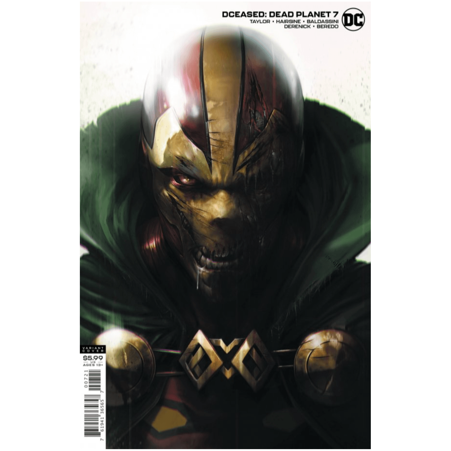 DCEASED DEAD PLANET #7 (OF 7) CVR B FRANCESCO MATTINA CARD STOCK VAR