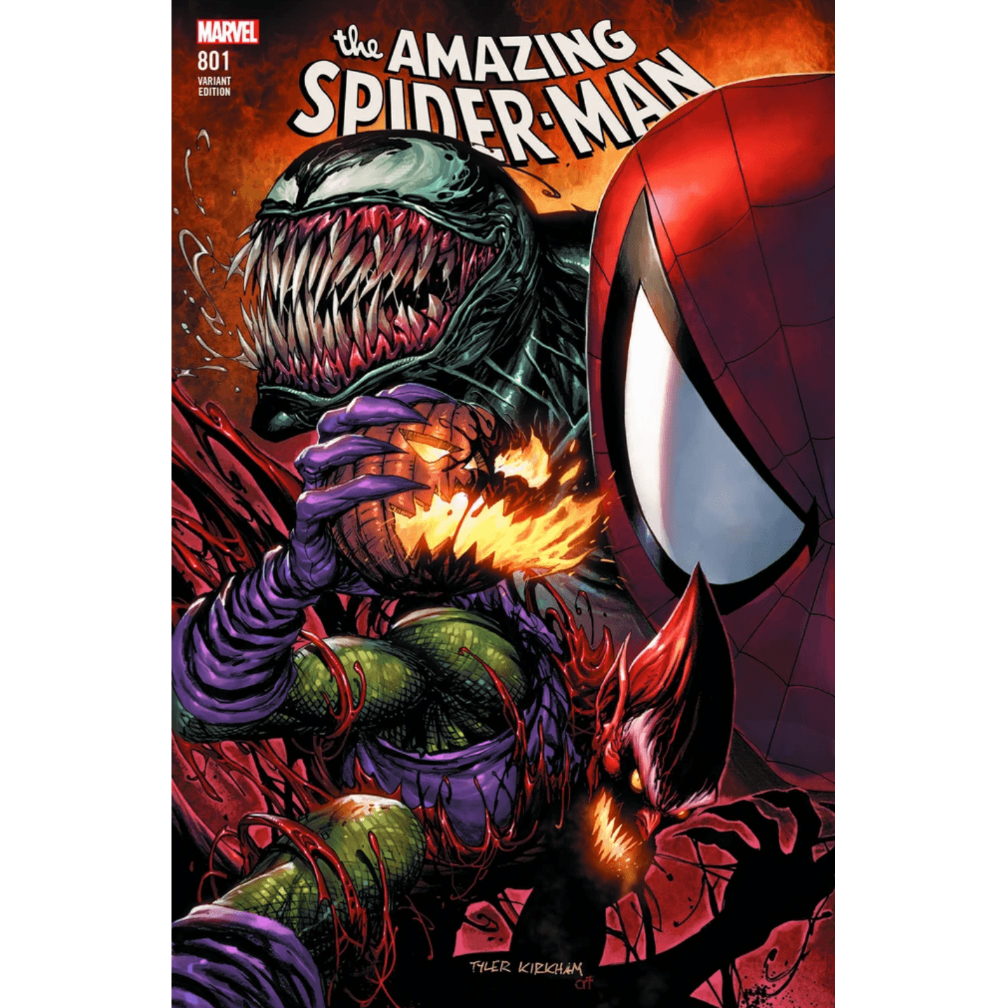 AMAZING SPIDER-MAN 801 KIRKHAM VAR CVR