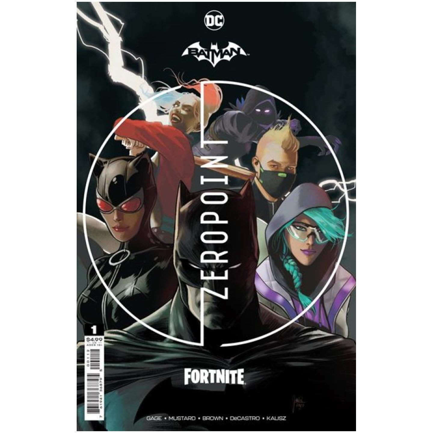 BATMAN FORTNITE ZERO POINT #1 Second Printing