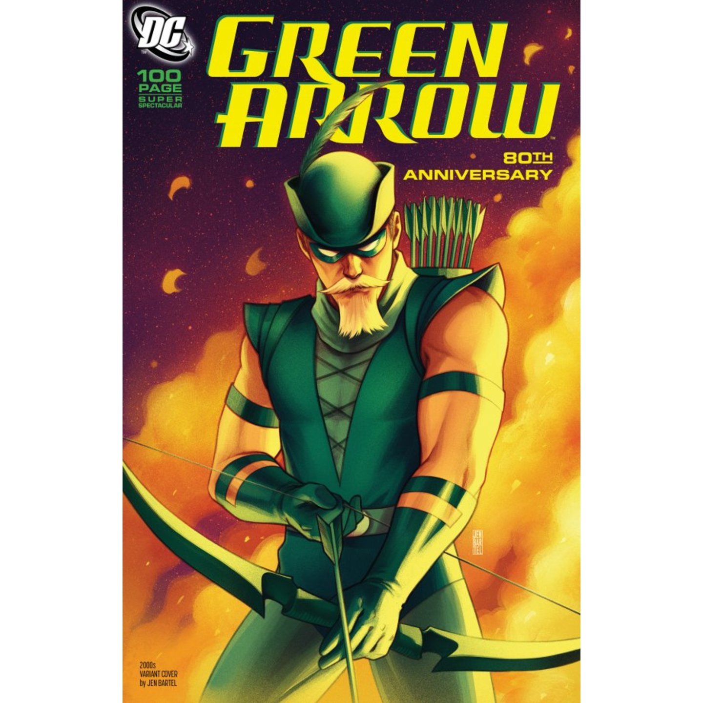 GREEN ARROW 80TH ANNIVERSARY 100-PAGE SUPER SPECTACULAR #1 CVR H JEN BARTEL 2000S VAR