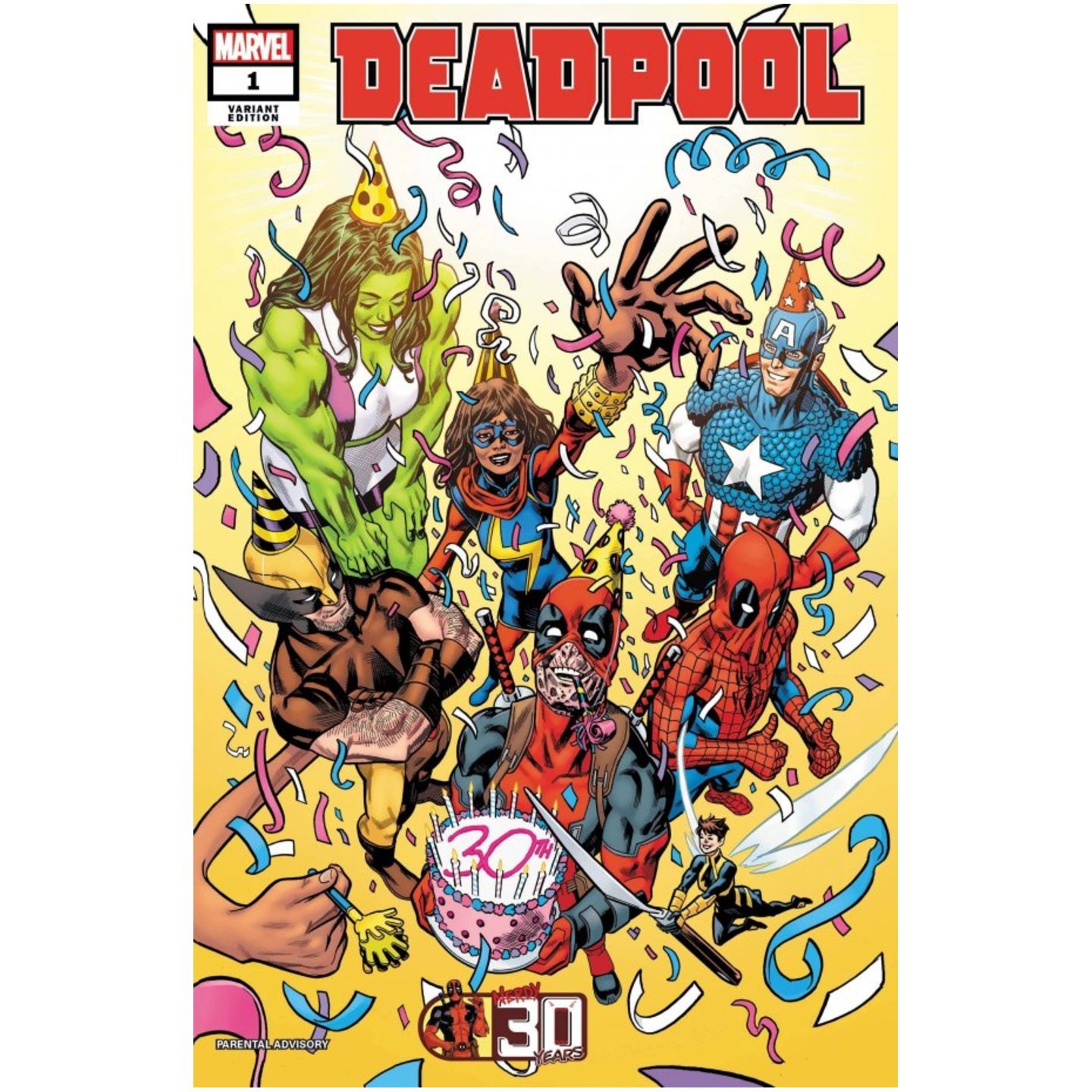 DEADPOOL NERDY 30 #1 HAWTHORNE VAR