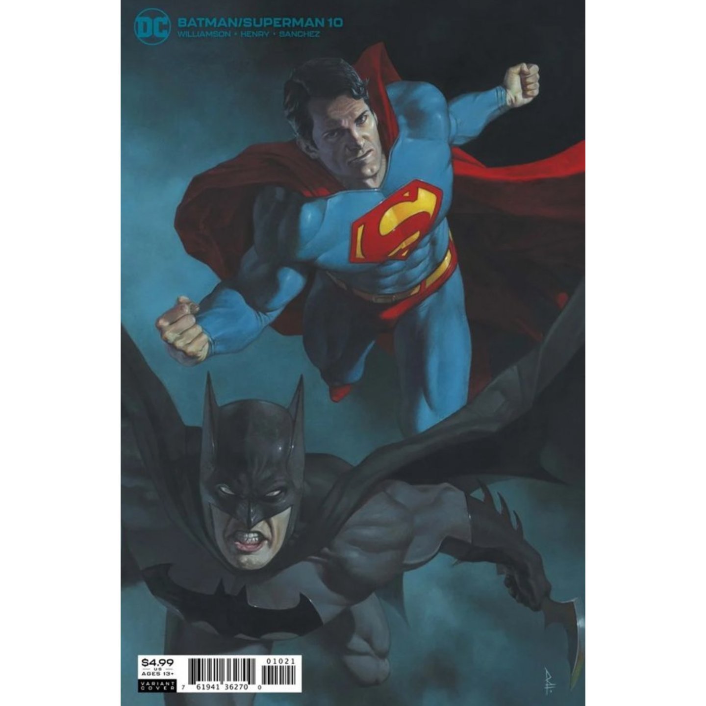 BATMAN SUPERMAN #10 CVR B RICCARDO FEDERICI CARD STOCK VAR