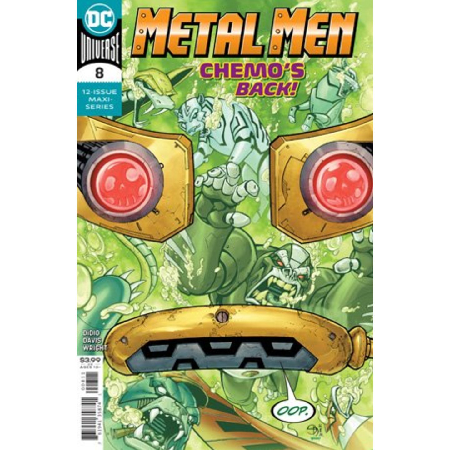 METAL MEN #8 (OF 12) CVR A SHANE DAVIS