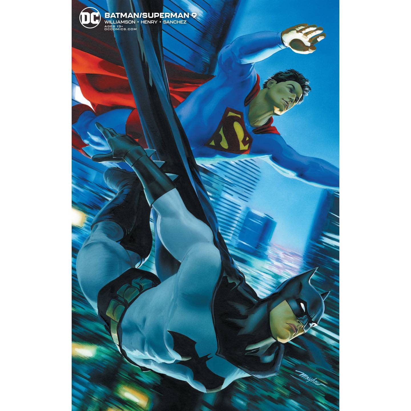 BATMAN SUPERMAN #9 MIKE MAYHEW VAR ED