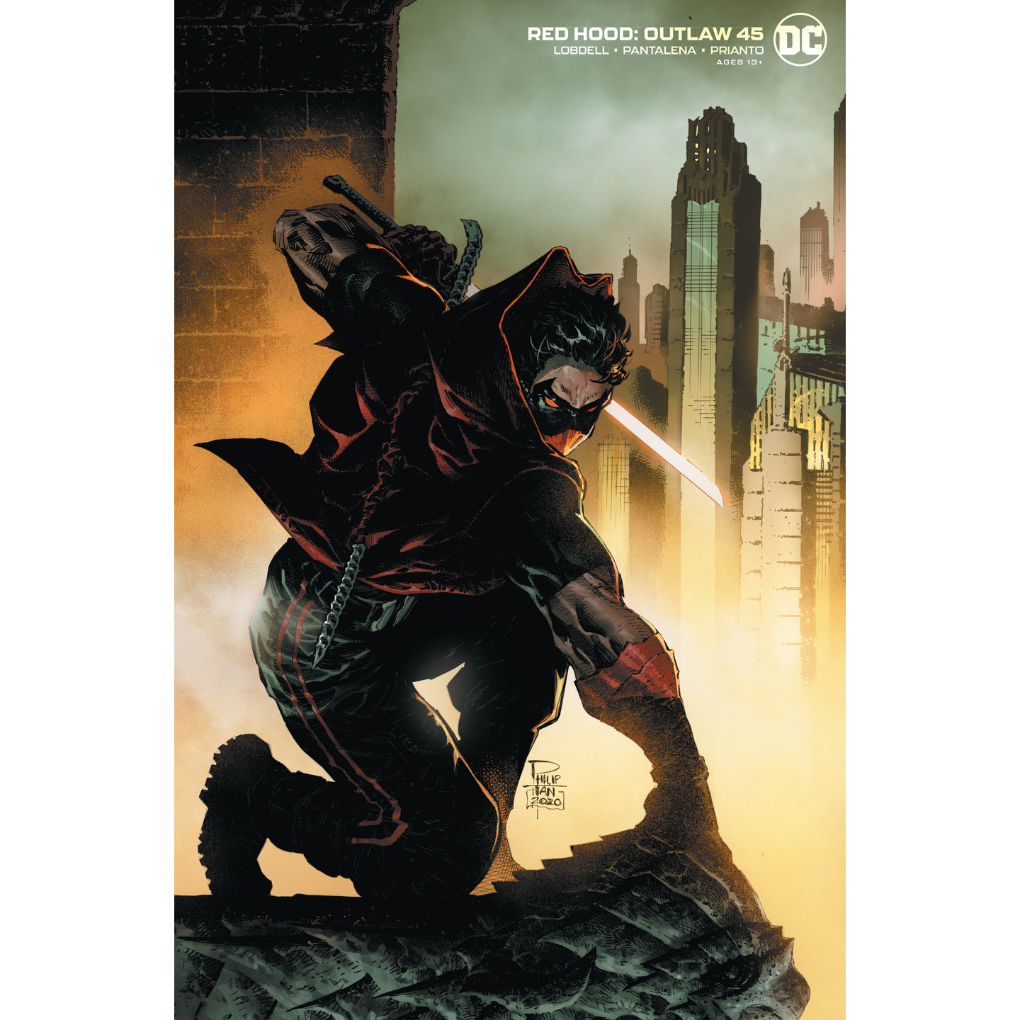 RED HOOD OUTLAW 45 PHILIP TAN VAR ED