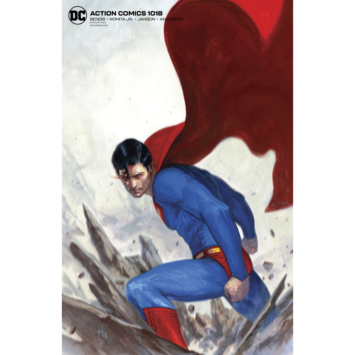 ACTION COMICS 1018 CARD STOCK VAR ED