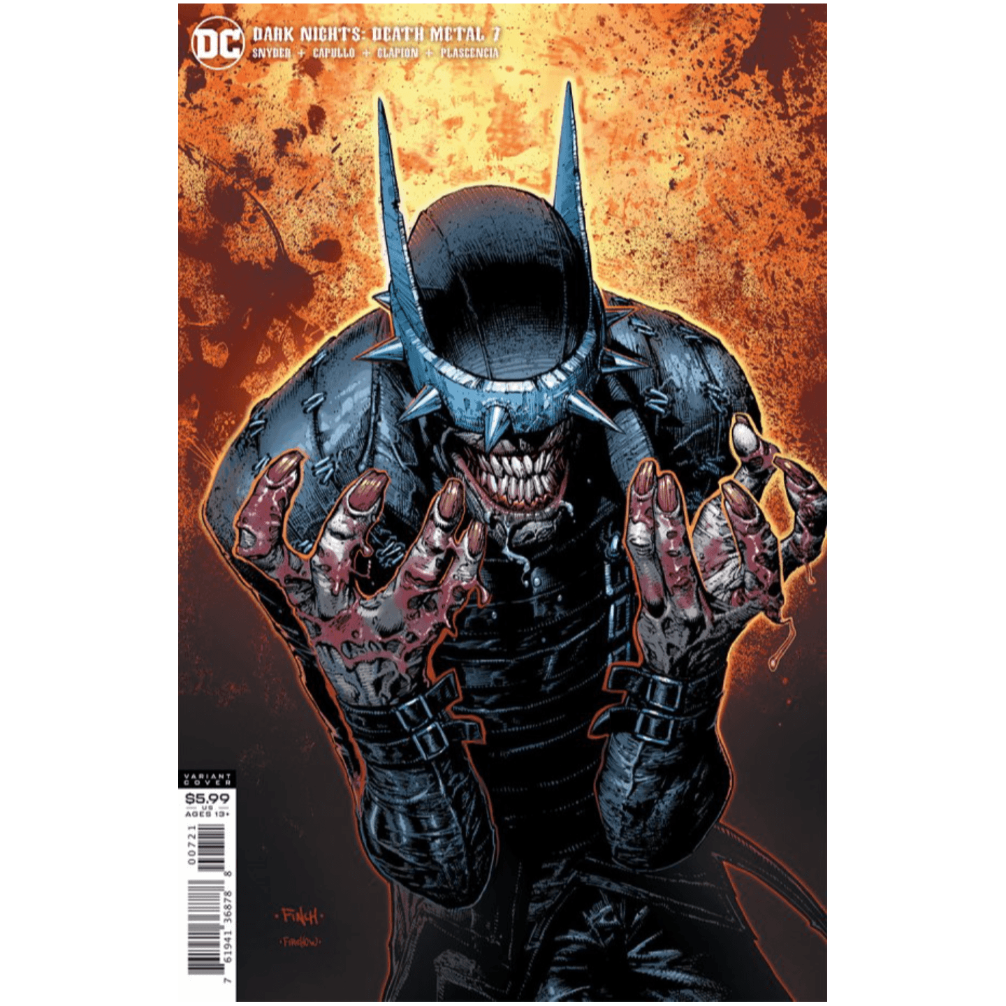 DARK NIGHTS DEATH METAL #7 (OF 7) CVR B DAVID FINCH BATMAN WHO LAUGHS VAR