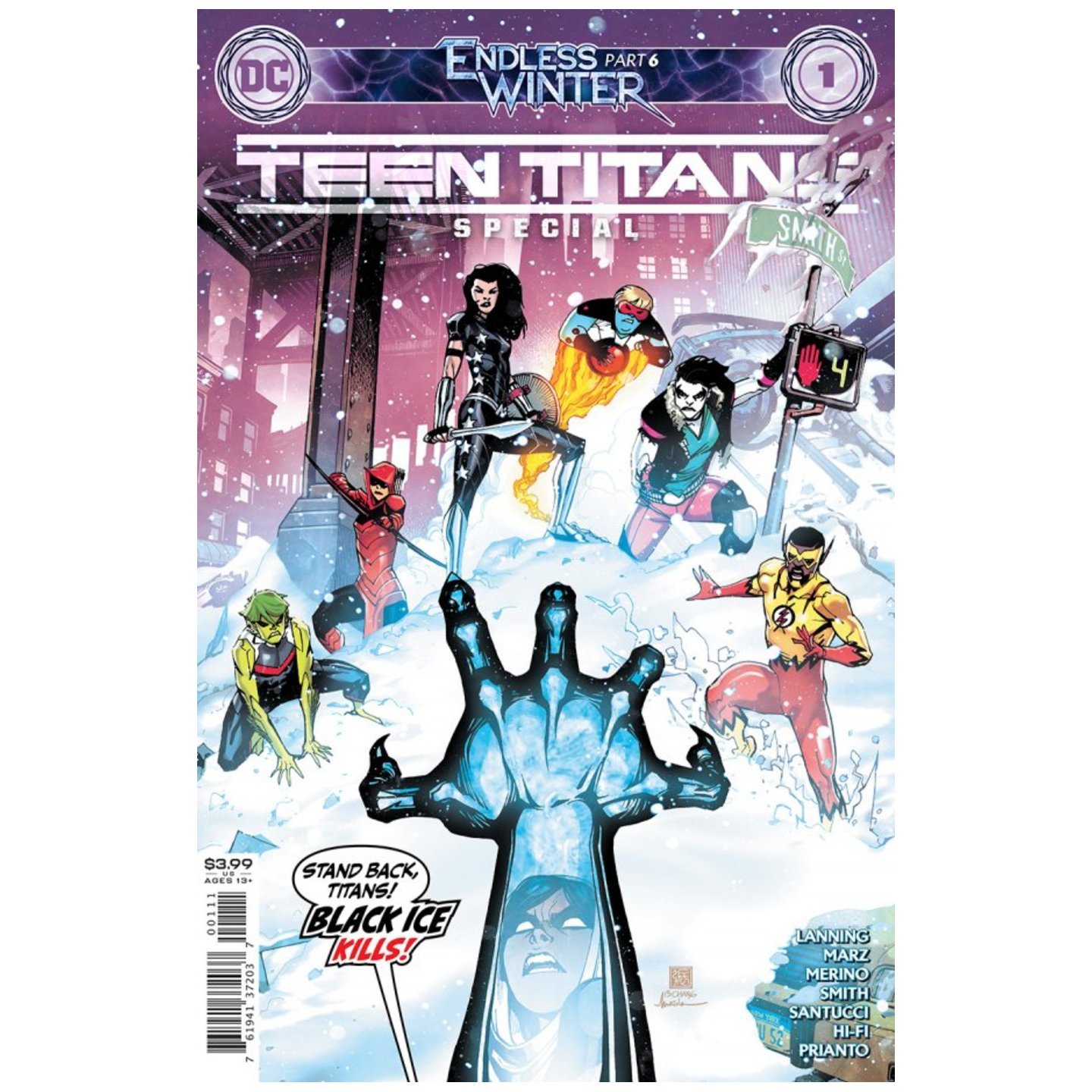 TEEN TITANS ENDLESS WINTER SPECIAL #1 (ONE SHOT) CVR A BERNARD CHANG (ENDLESS WINTER)