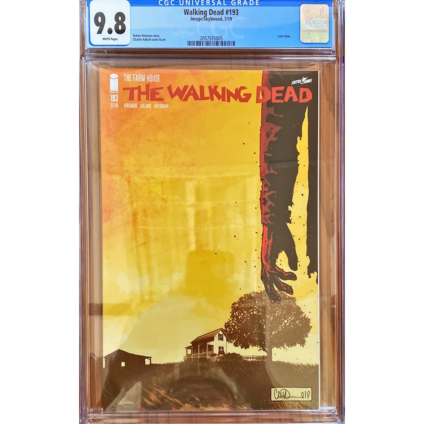 THE WALKING DEAD #193 CGC 9.8