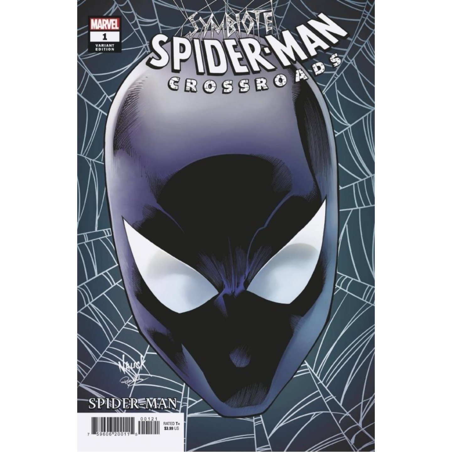 SYMBIOTE SPIDER-MAN CROSSROADS #1 (OF 5) NAUCK HEADSHOT VAR