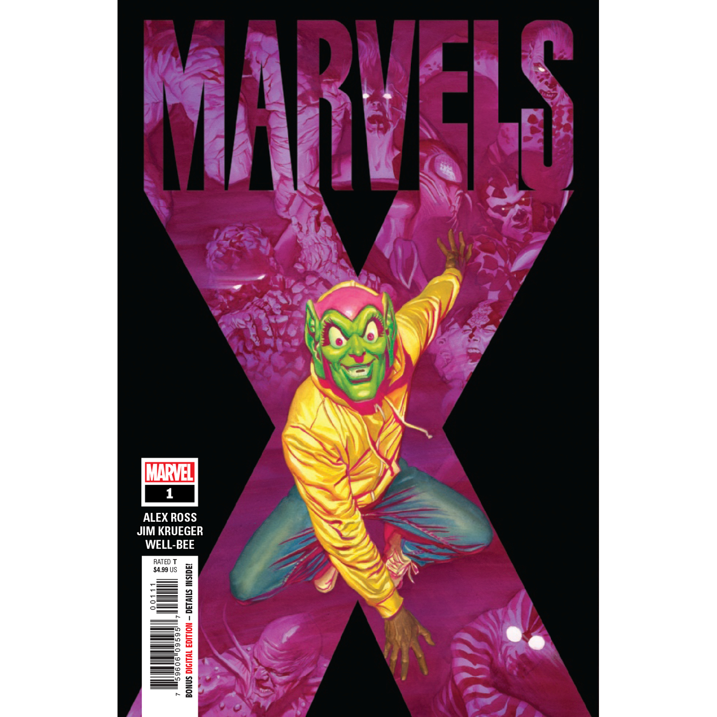 MARVELS X 1 OF 6