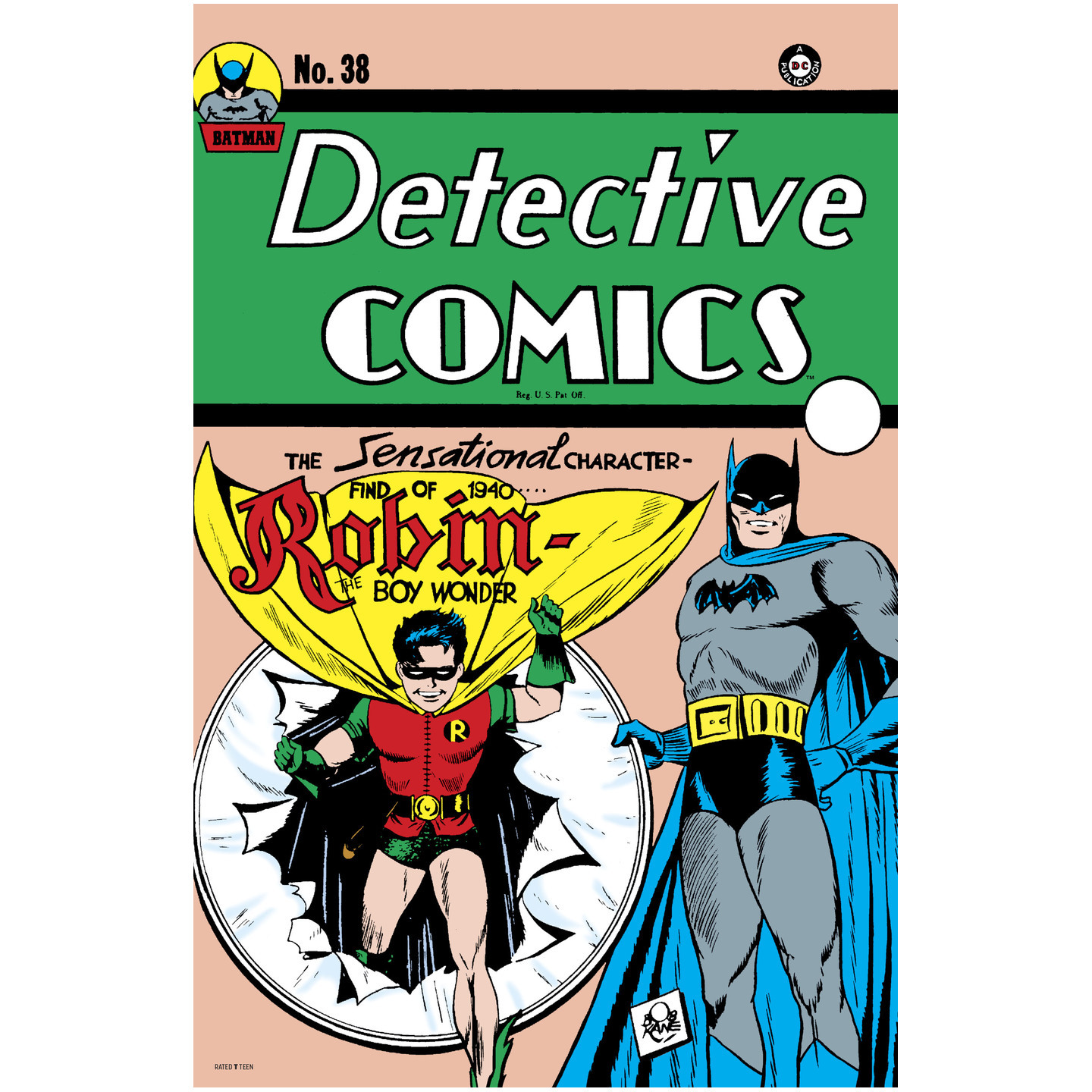 DETECTIVE COMICS 38 FACSIMILE EDITION