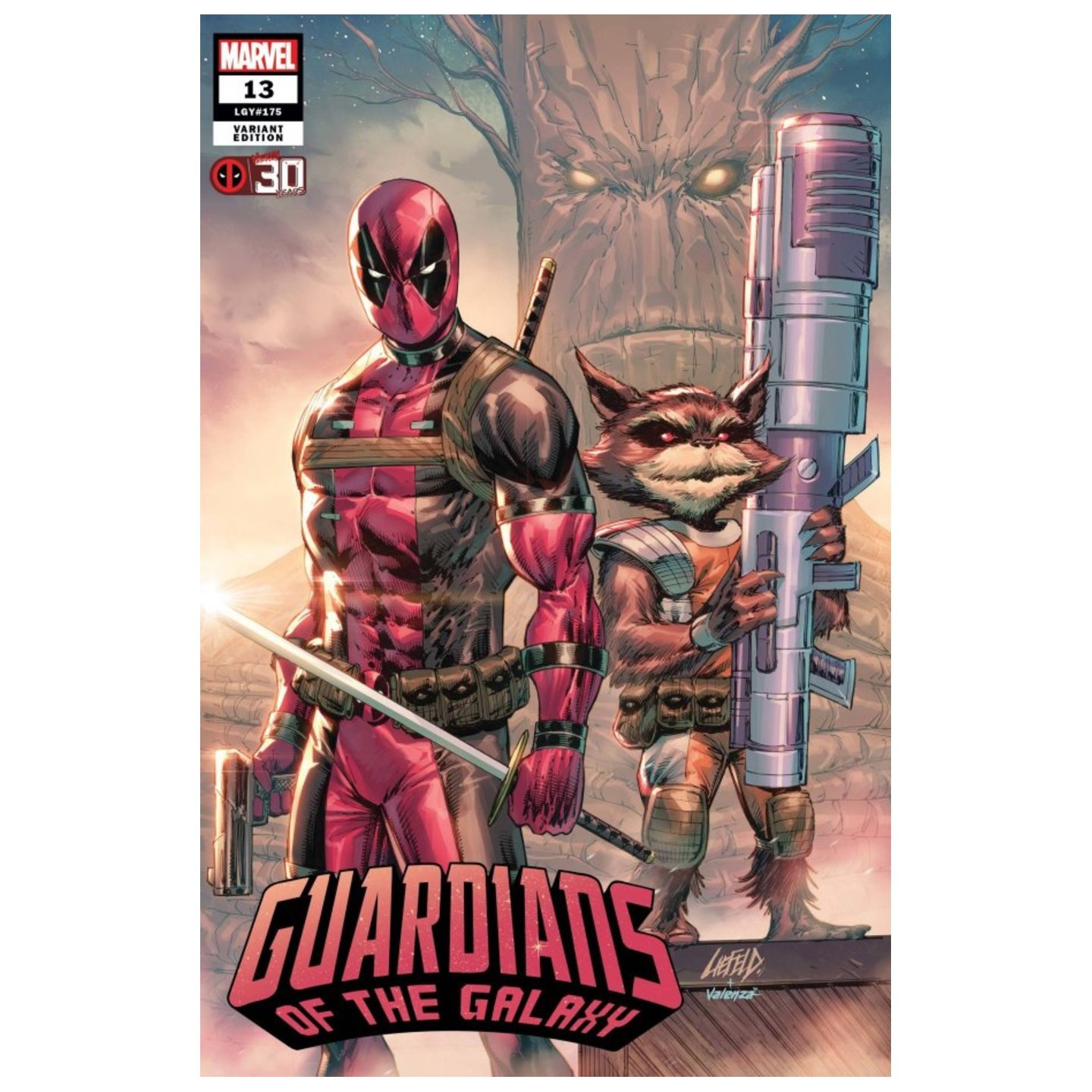 GUARDIANS OF THE GALAXY 13 LIEFELD DEADPOOL 30TH VAR