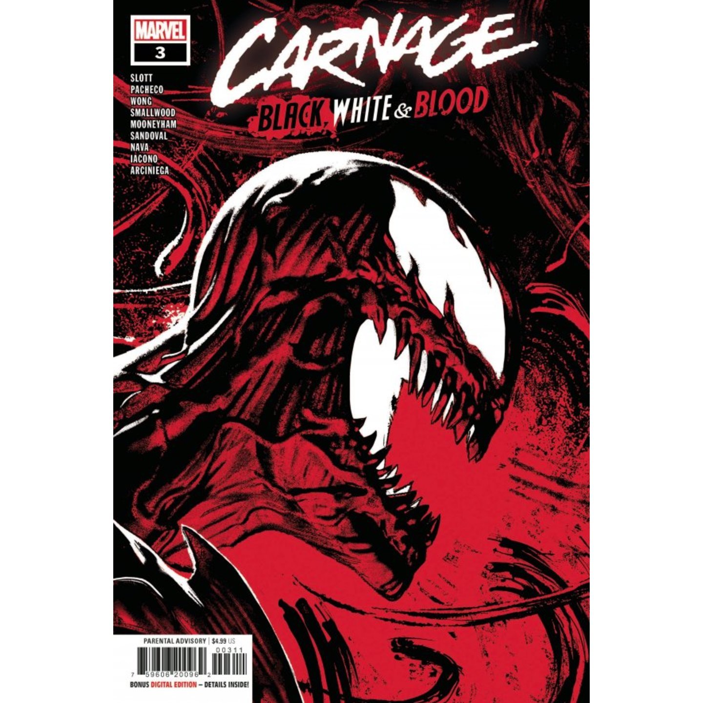 CARNAGE BLACK WHITE AND BLOOD #3 (OF 4)