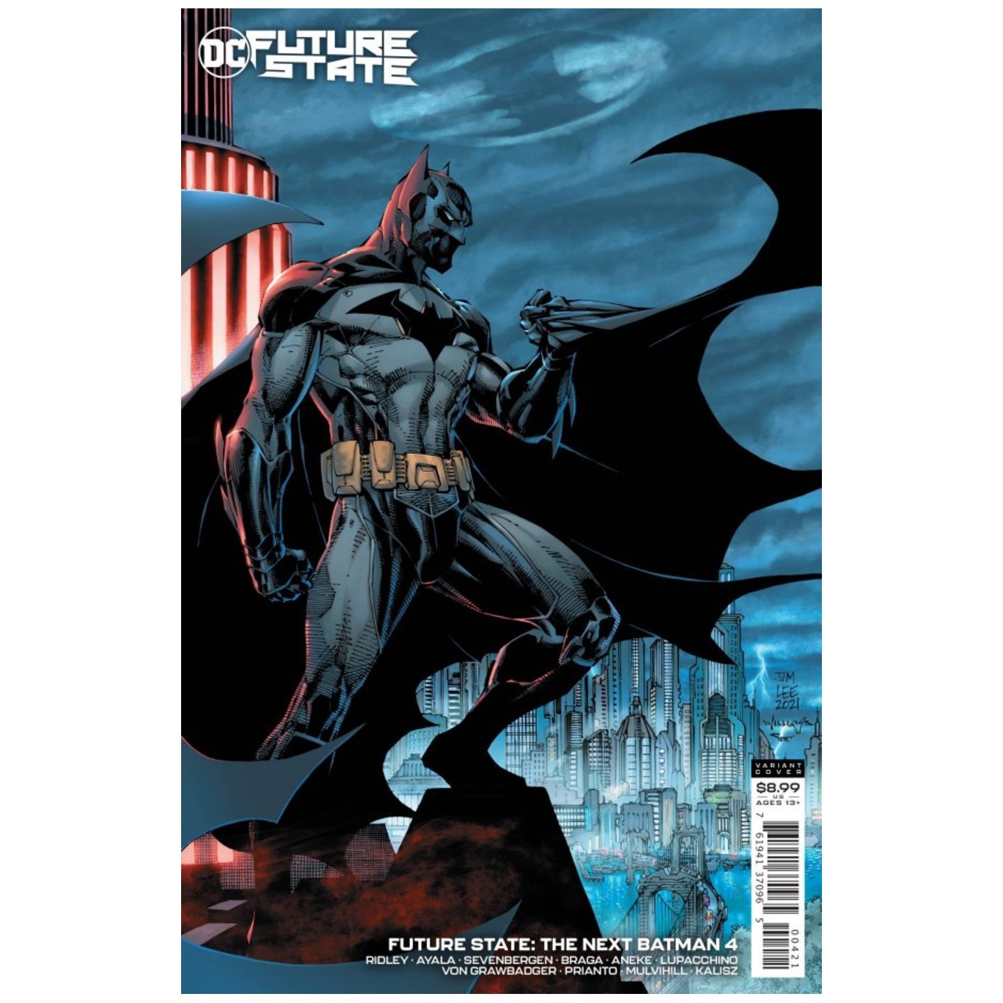 FUTURE STATE THE NEXT BATMAN #4 (OF 4) CVR B JIM LEE & SCOTT WILLIAMS CARD STOCK VAR