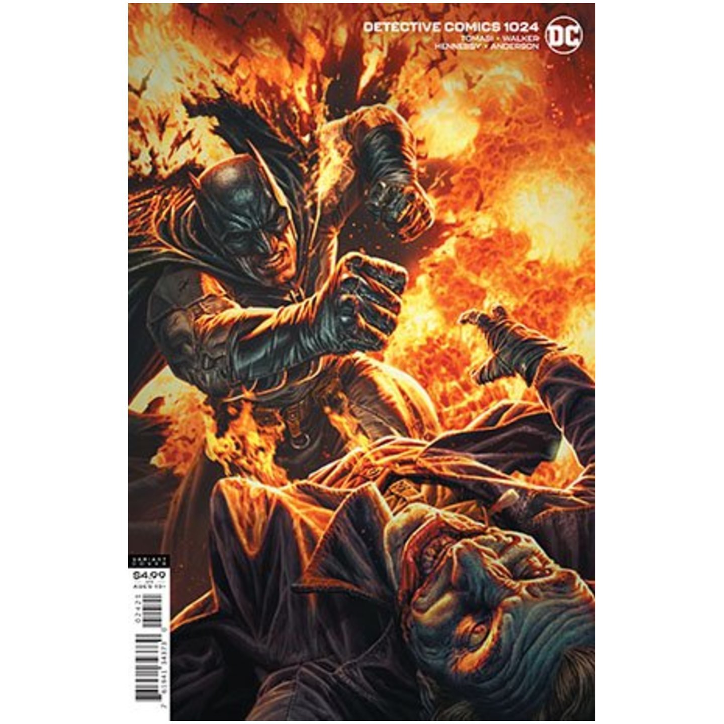 DETECTIVE COMICS 1024 CVR B LEE BERMEJO CARD STOCK VAR JOKER WAR