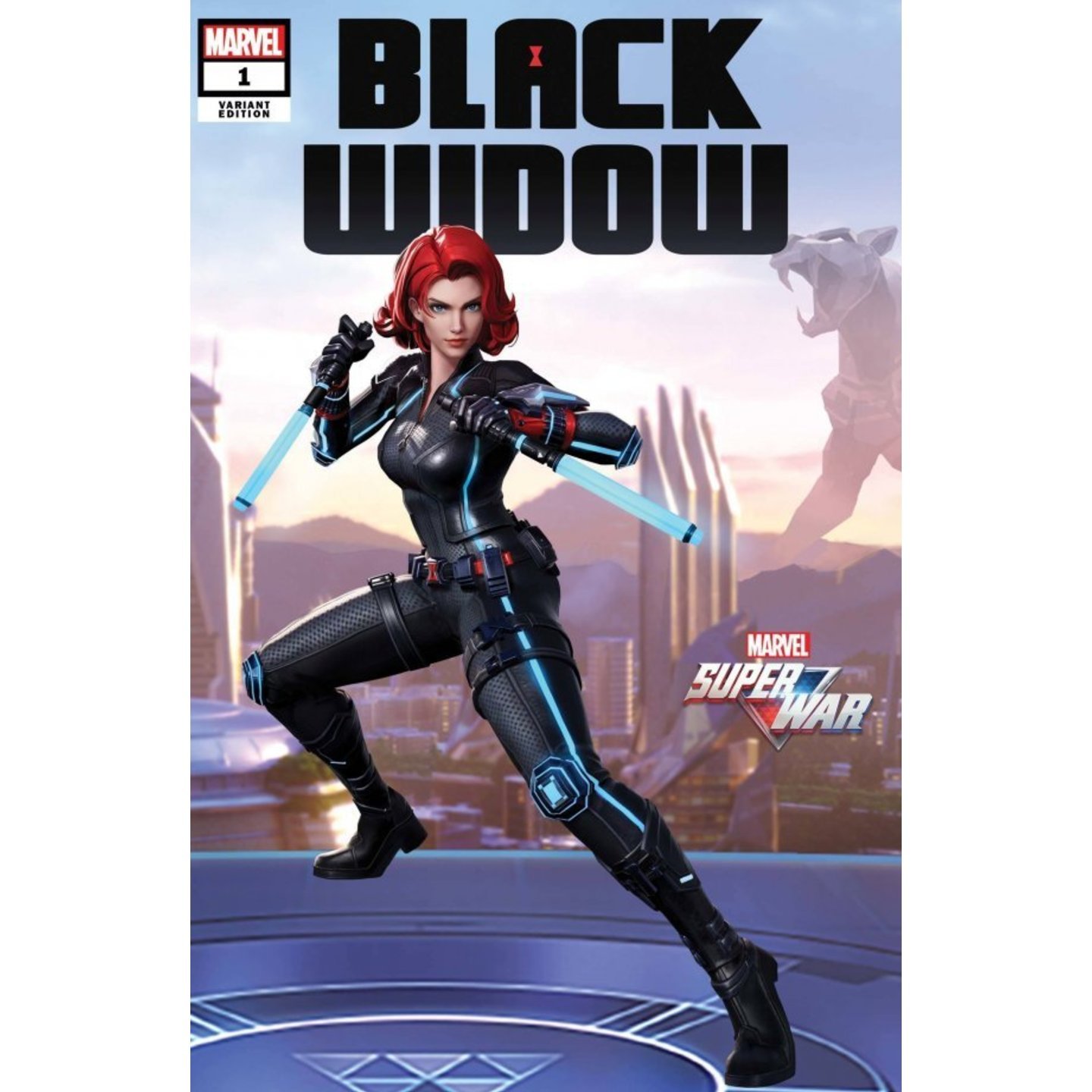 BLACK WIDOW #1 MARVEL SUPER WAR VAR