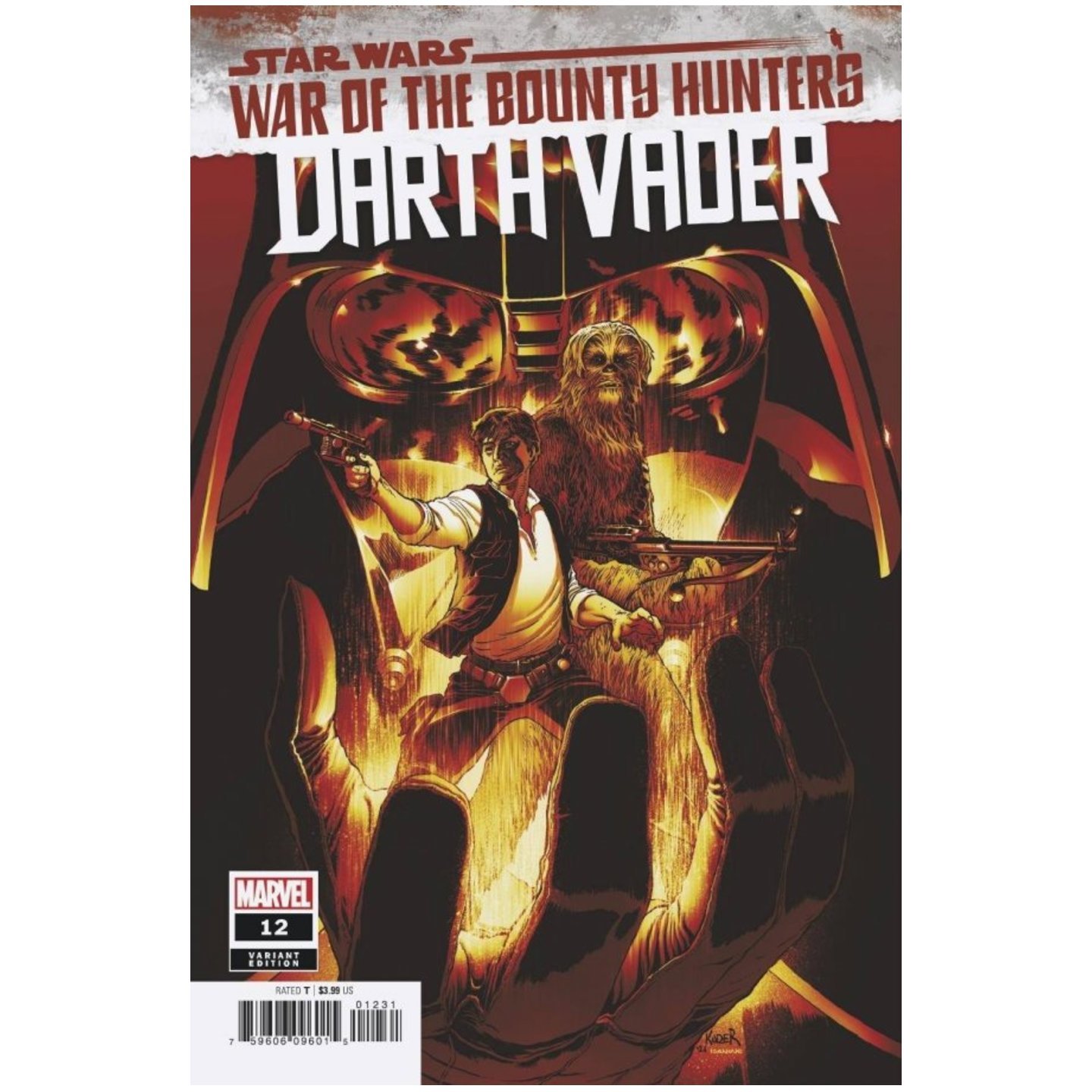 STAR WARS DARTH VADER #12 KUDER CRIMSON VAR