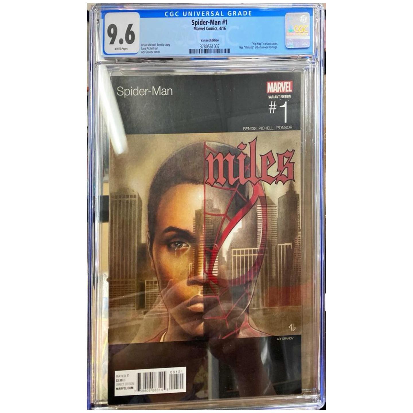 SPIDER-MAN #1 HIP HOP VARIANT CGC 9.6