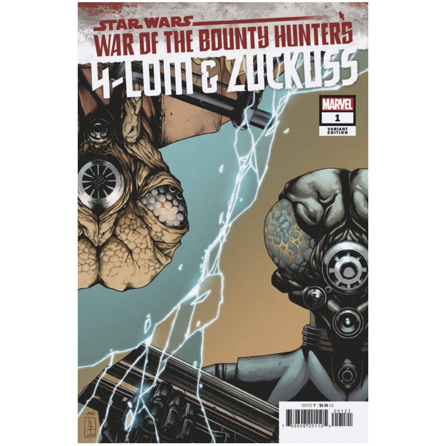 STAR WARS WAR BOUNTY HUNTERS 4-LOM ZUCKUSS #1 ZAMA VAR