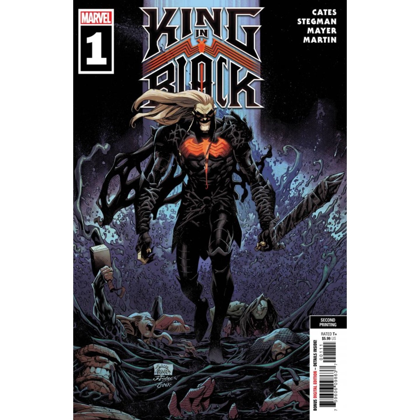 KING IN BLACK #1 (OF 5) 2ND PTG STEGMAN VAR