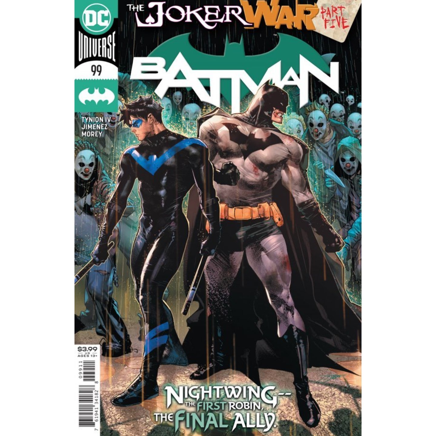 BATMAN 99 CVR A JORGE JIMENEZ JOKER WAR