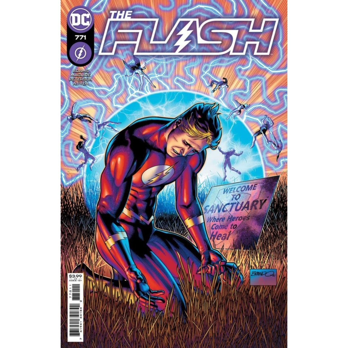 FLASH #771 CVR A BRANDON PETERSON