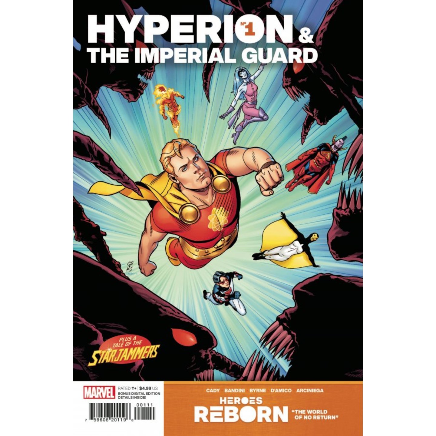 HEROES REBORN HYPERION AND IMPERIAL GUARD #1