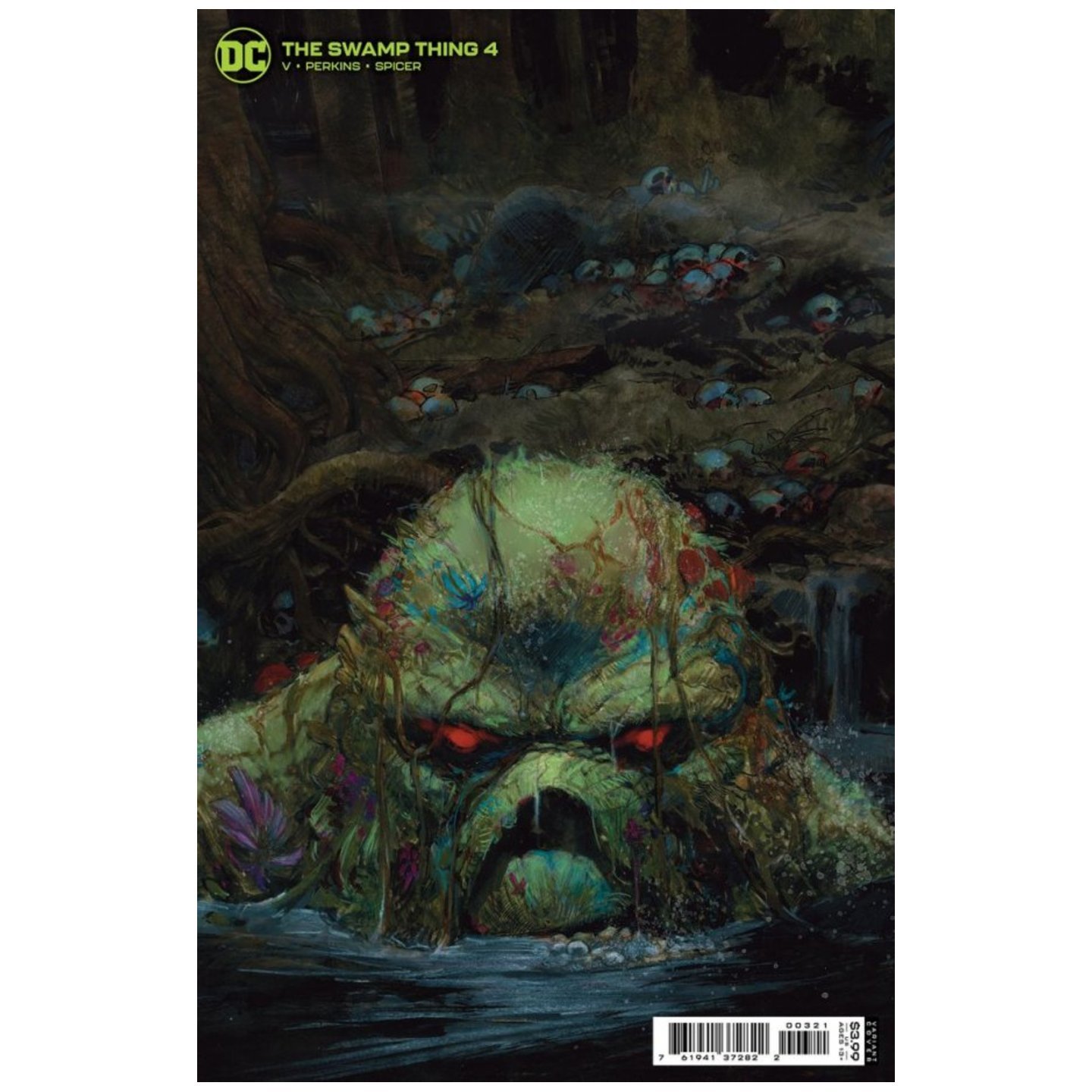 SWAMP THING #4 (OF 10) CVR B GERARDO ZAFFINO CARD STOCK VAR