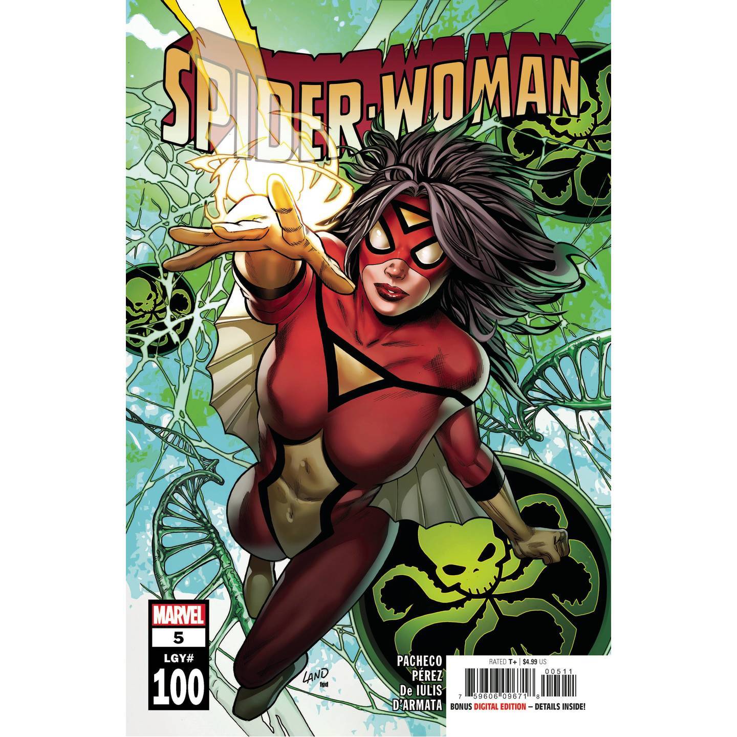 SPIDER-WOMAN #5 GREG LAND CVR