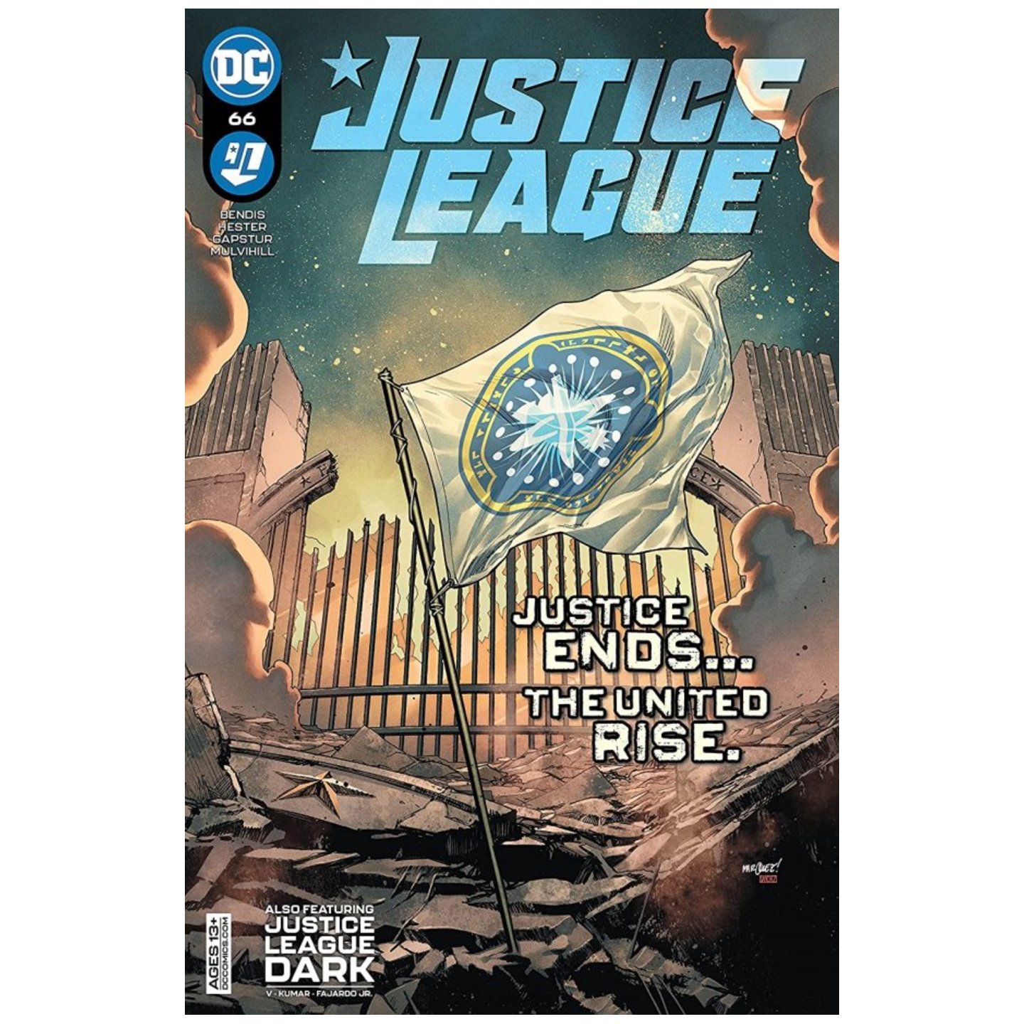 JUSTICE LEAGUE #66 CVR A DAVID MARQUEZ