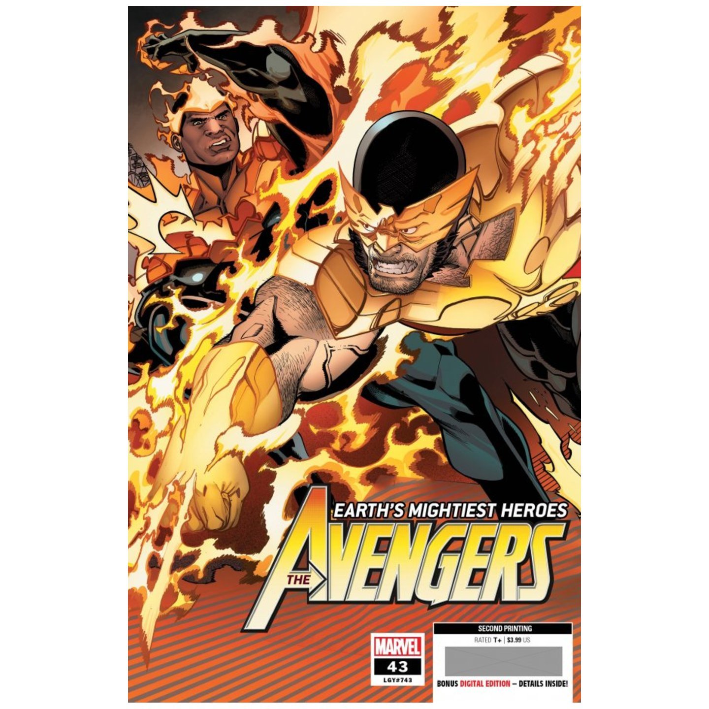 AVENGERS #43 2ND PTG GARRON VAR