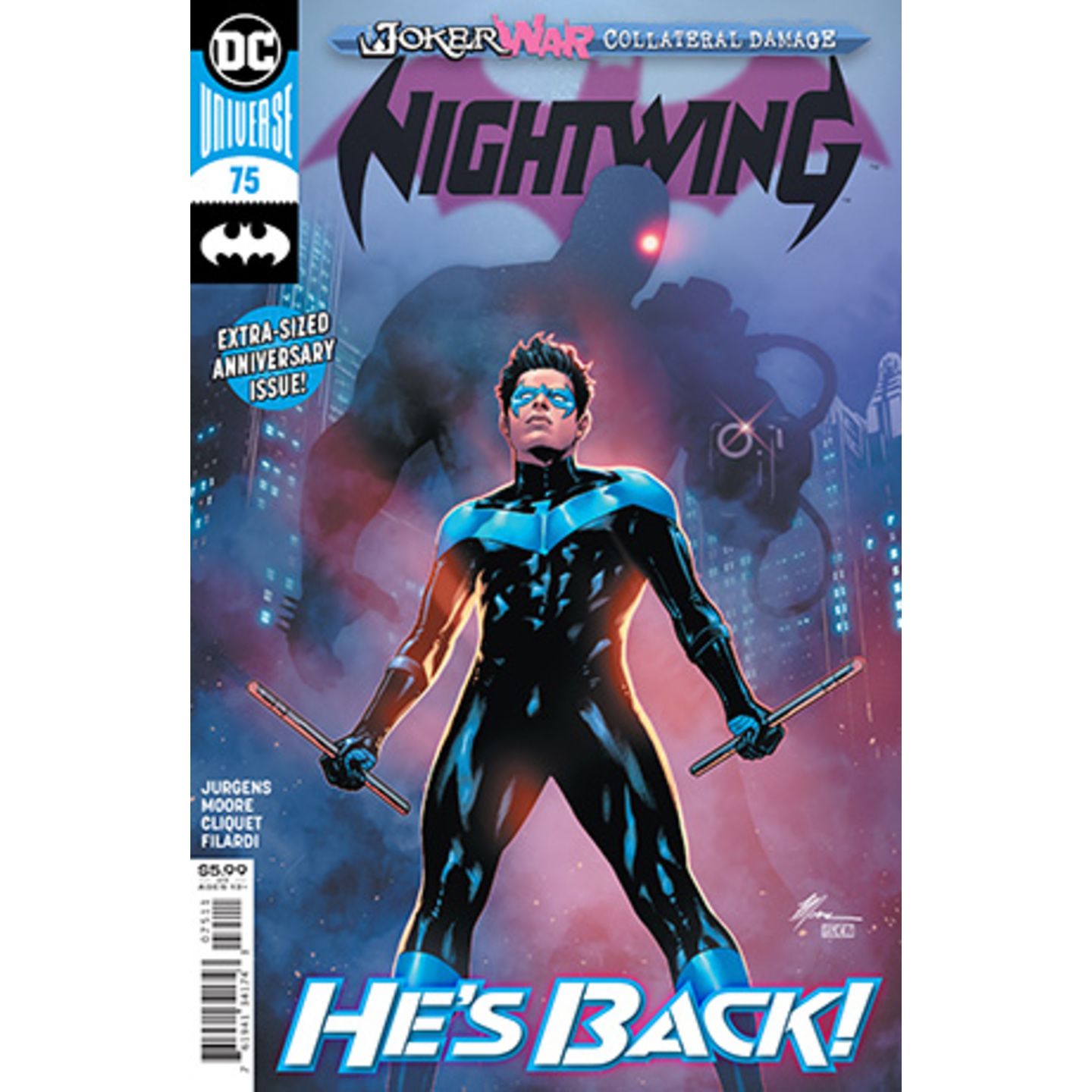 NIGHTWING #75 CVR A TRAVIS MOORE (JOKER WAR)